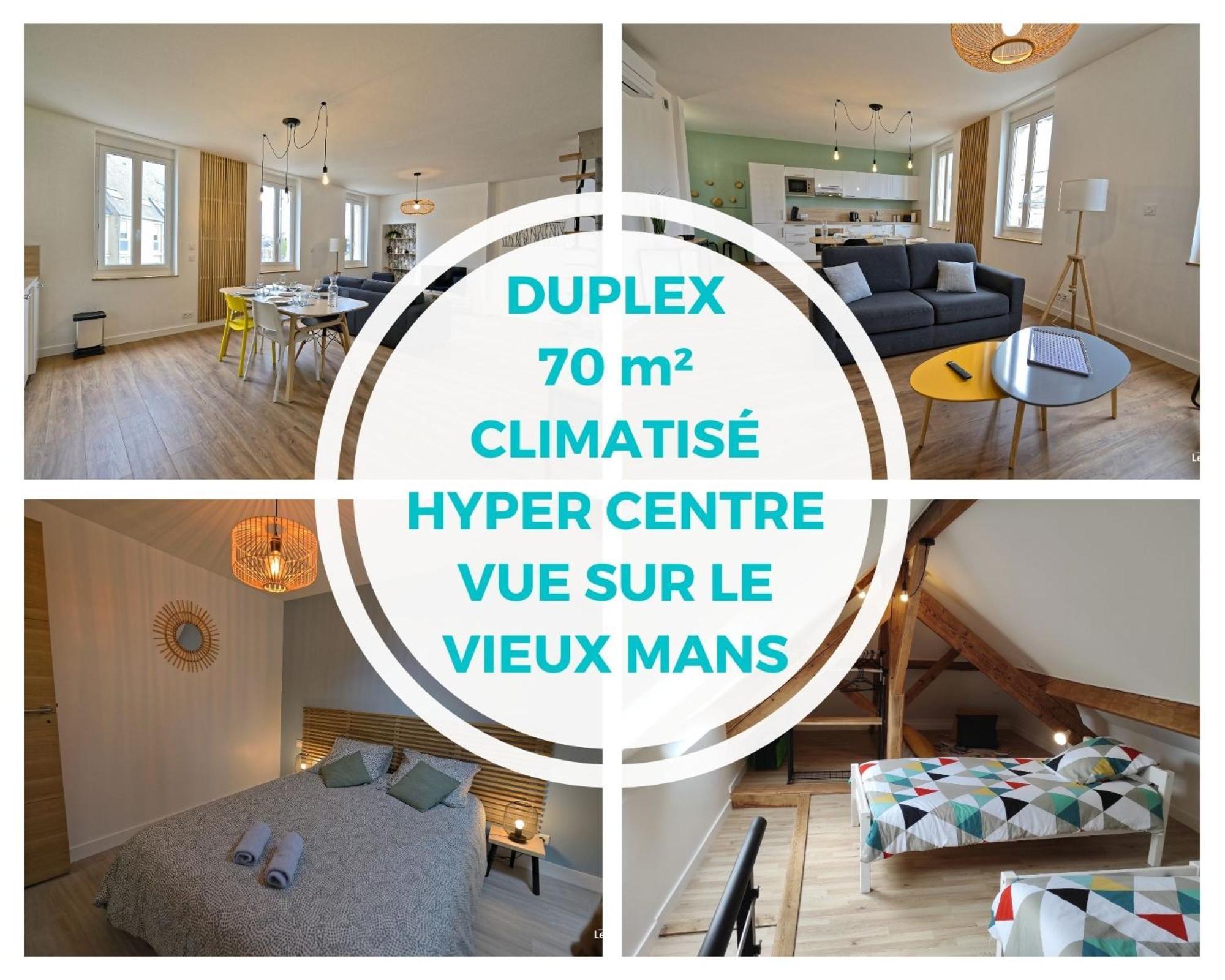 Duplex Appartement 70M2 Atypique Au Coeur Du Mans لو مان المظهر الخارجي الصورة